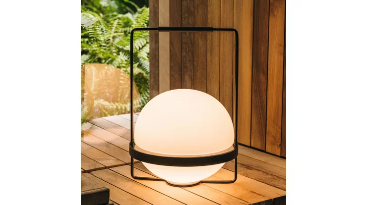 VIBIA LAMPA STOŁOWA 374018/15 PALMA GRAFITOWA LED
